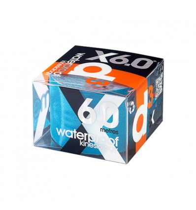 X6.0 Waterproof Kinesiology Tape (czarny) / 5 cm x 6 m