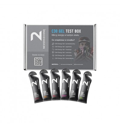 C30 Test Box - zestaw 6 żeli energetycznych C30 Energy Gel